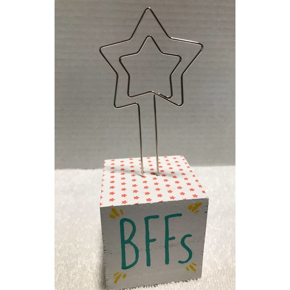 NEW Chalk Couture  Block Photo Holders Car,‎ Star, House and Lightbulb - Picture 8 of 17